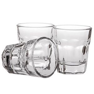 New Set of 6 glass shot glasses with tag on set